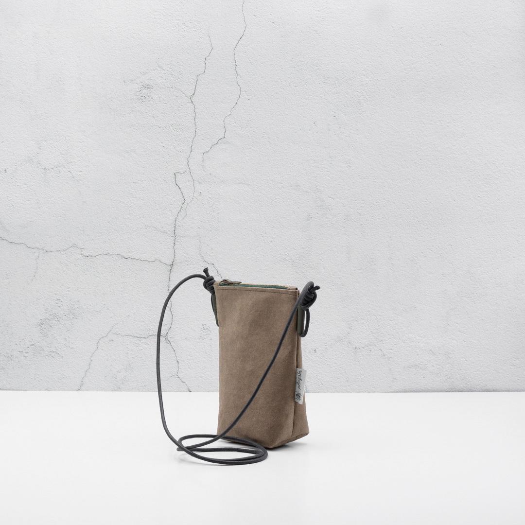 mini bandolera hombre mujer minima vegano marron libre chocobosque