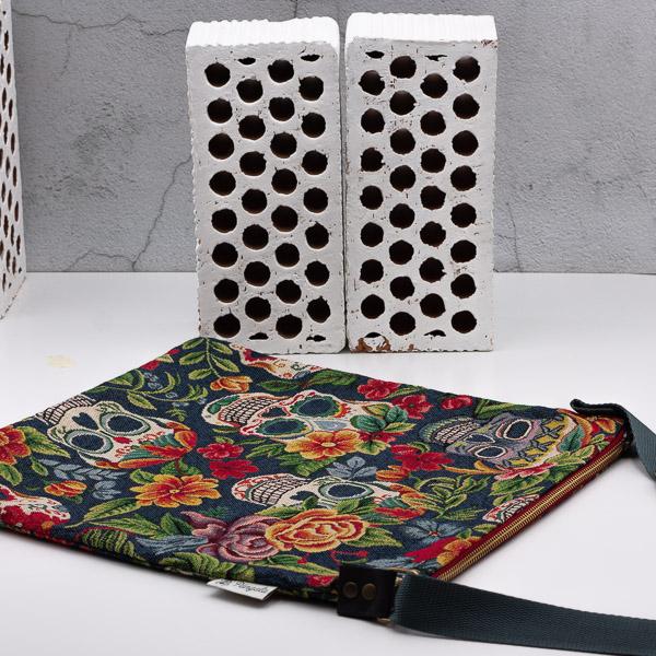 bolso tote bag cremallera hombro cruzado vegano hecho en valencia sostenible producto local 1 (3 de 3)